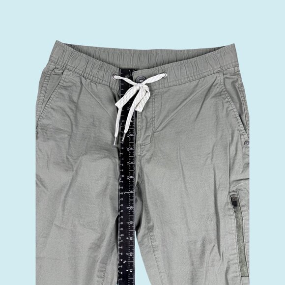 Vuori Pants Women's Size XS Ripstop Jogger Green Army Drawstring Organic Cotton - Picture 5 of 7
